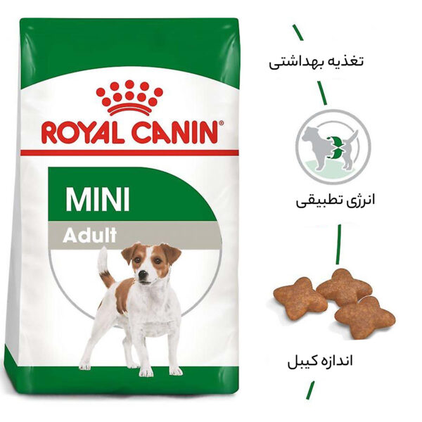 غذای خشک سگ رویال کنین مدل MINI Adult وزن 2 کیلوگرم
