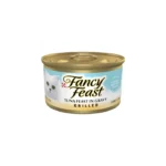 غذای مرطوب گربه فنسی فست (Fancy Feast) مدل فیله گریل‌شده تن در سس (Grilled Tuna Feast in Gravy)