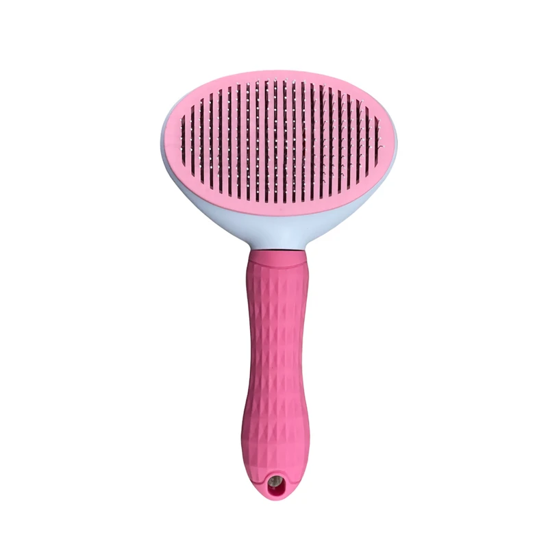 برس موی سگ و گربه دکمه تخلیه دار