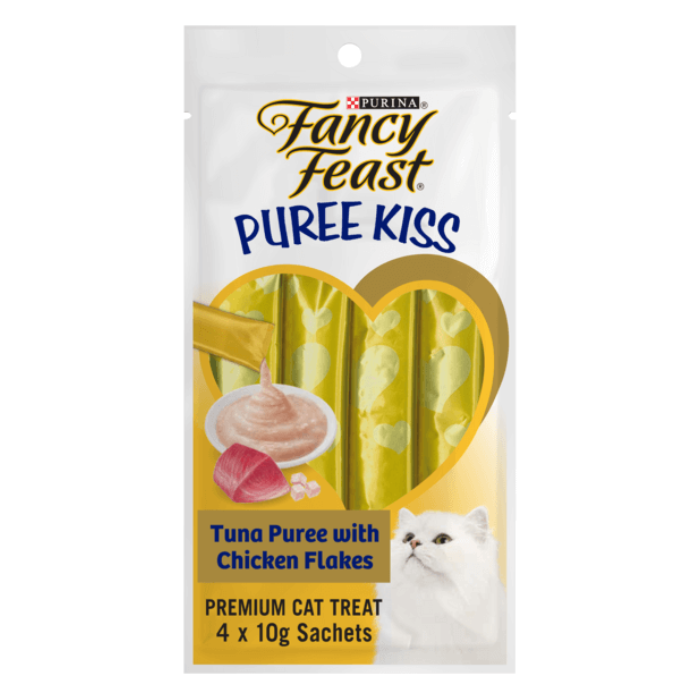 پوره گربه فنسسی فیست طعم ماهی تن و مرغ (Puree Kiss)